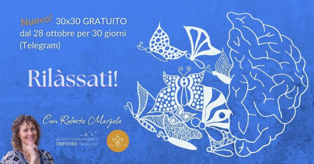 30x30 rilassati fondazione roberta marzola